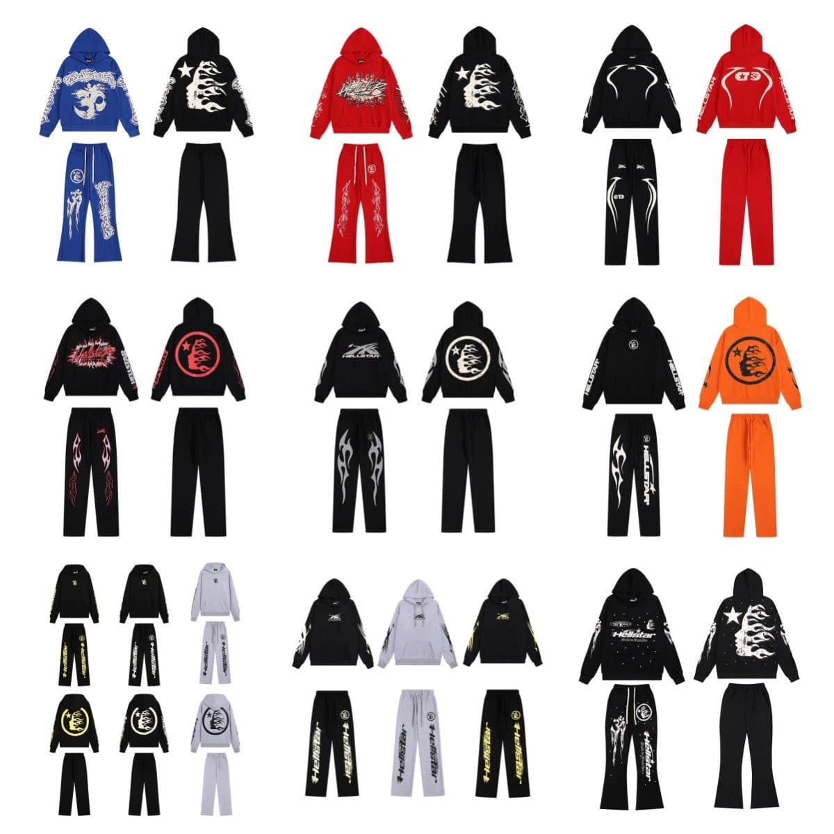 Hellstar hooded sweatshirt pants 5 from Weidian