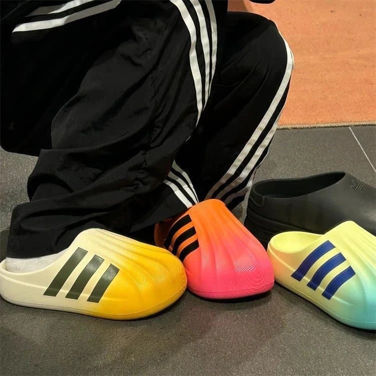 adidas Summer New Shell Head Half Dragged Clover Men s and Women s Baotou One Foot Versatile Thick 79 from Weidian