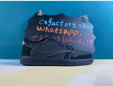 Jordan 1 Retro Low OG SP Travis Scott Black Phantom — Shoes from Weidian