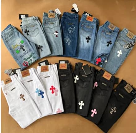Chrome hearts jeans — product from Weidian, photo 3 of 7