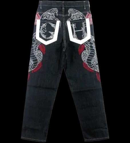 JNCO EMBROIDERED JEANS — Pants from 1688