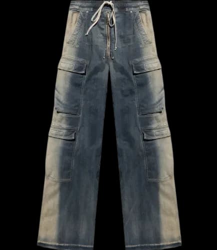 RICK OWENS MULTIPLE POCKET JEANS — Pants from 1688