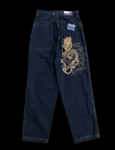DRAGON SKATER JEANS — Pants from Taobao
