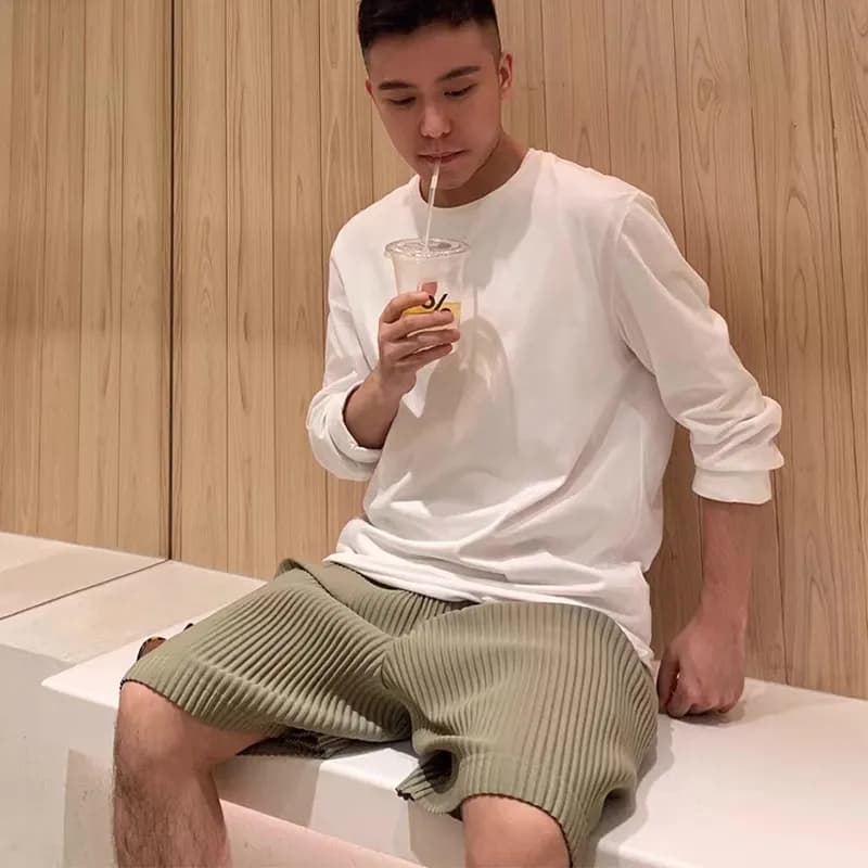 Issey Miyake Pleated Shorts — Pants from Taobao