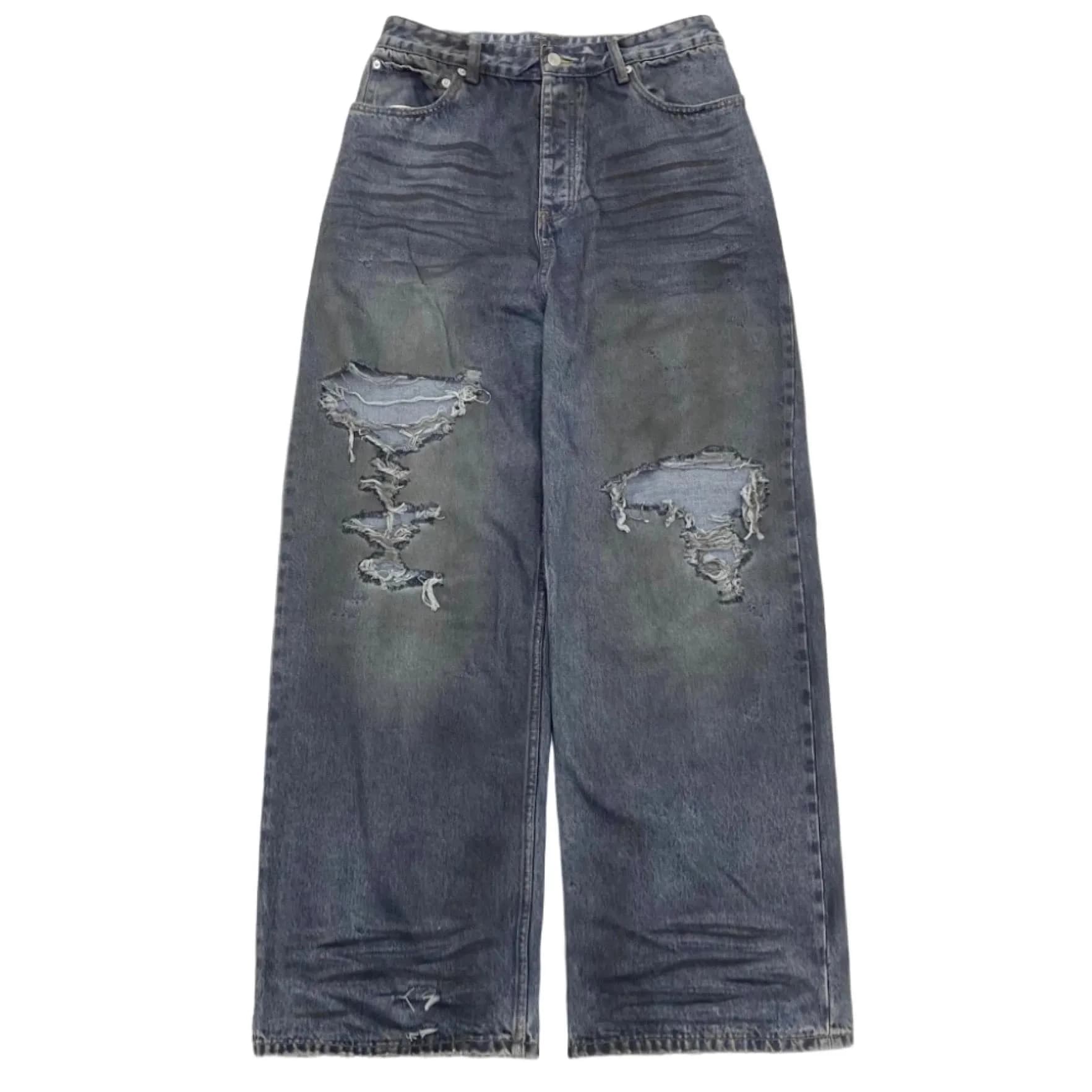 BALENCIAGA MUD DENIMS — Pants from Weidian, photo 2 of 2