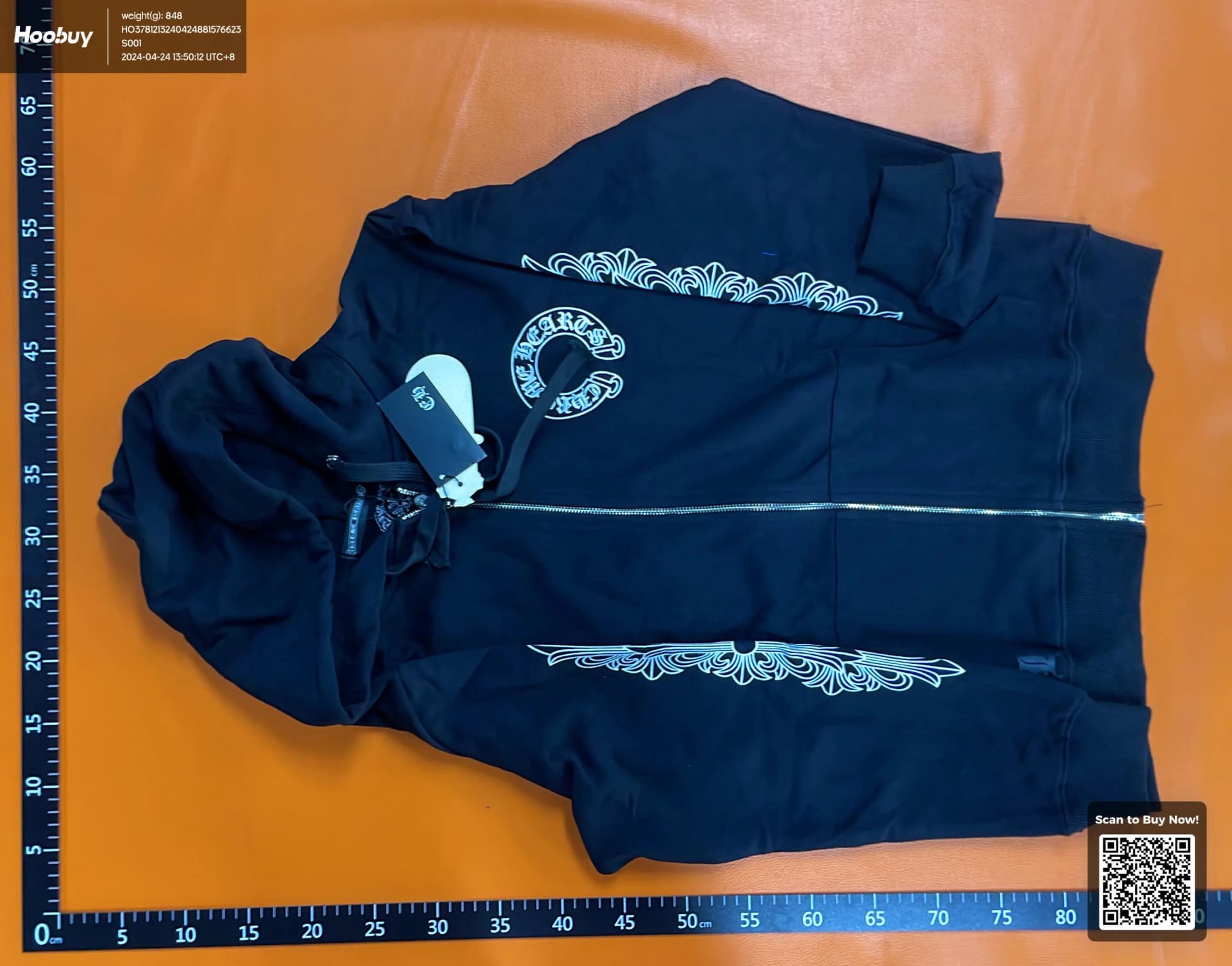 Chrome hoodies from Taobao