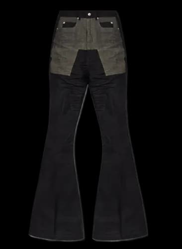 RICK OWENS BLACK BOLAN JEANS — Pants from Taobao