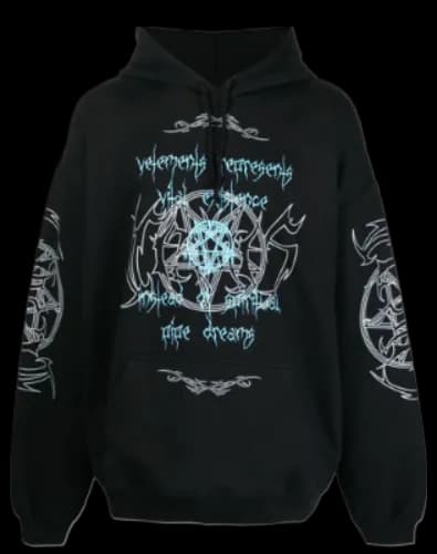 VETEMENTS VITAL EXISTANCE HOODIE — Hoodies from Taobao