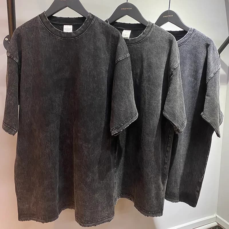 Heavyweight blanks washed finish — T-Shirts from Taobao