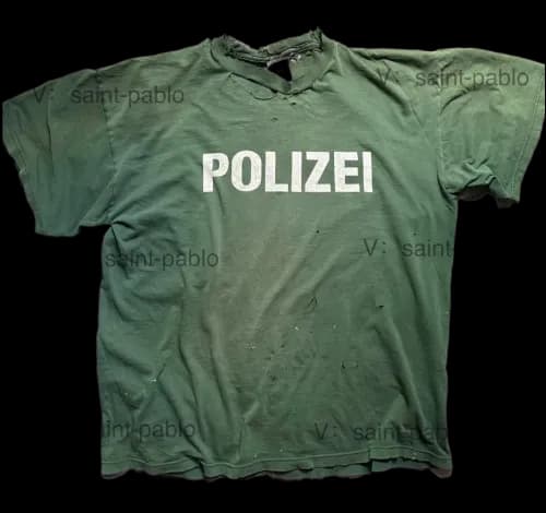 yeezy polizei tee — T-Shirts from Taobao