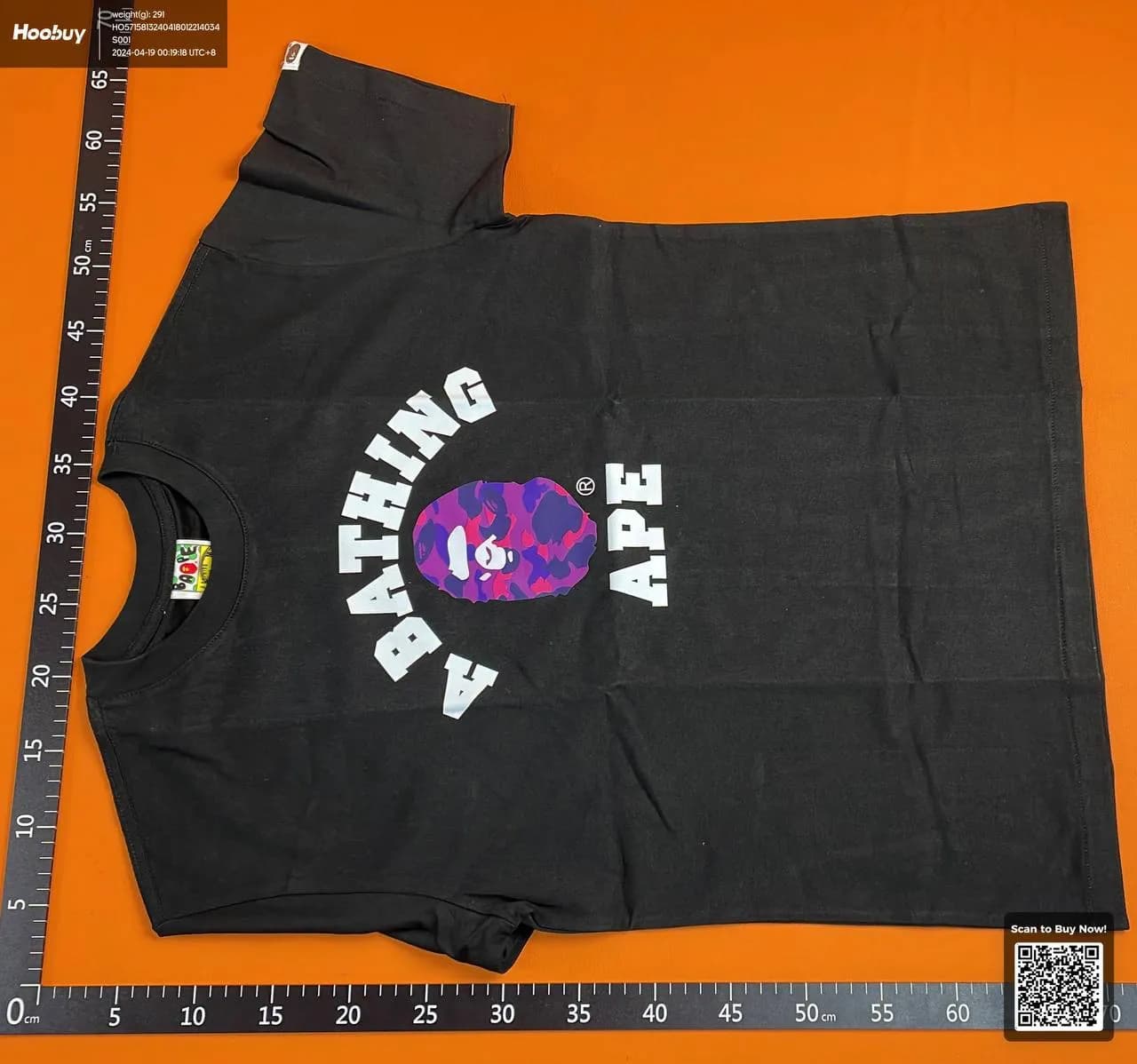 Bathing ape t shirt from Taobao