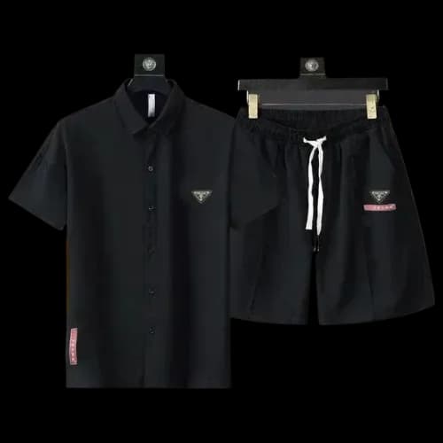 Luxury set T shirt Shorts Moncler Prada Fendi Gucci Louis Vuitton — T-Shirts from Weidian