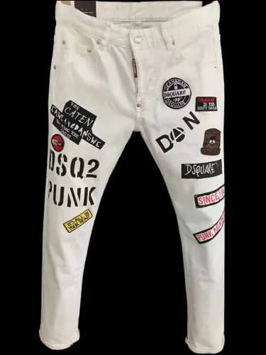 Dsquared White Jeans — Pants from Taobao