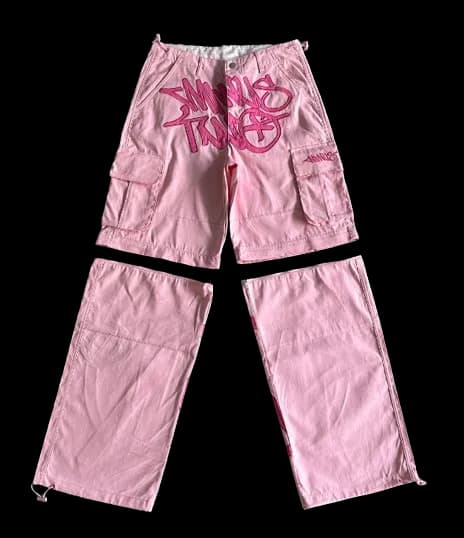 Minus Two Cargo Pants Detachable Pink — Pants from Weidian