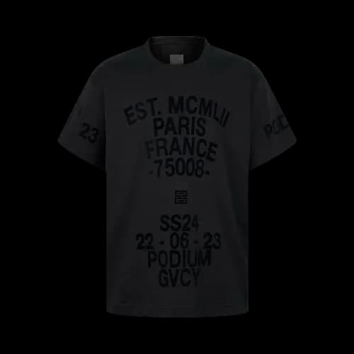 Givenchy Black Tee — T-Shirts from Taobao