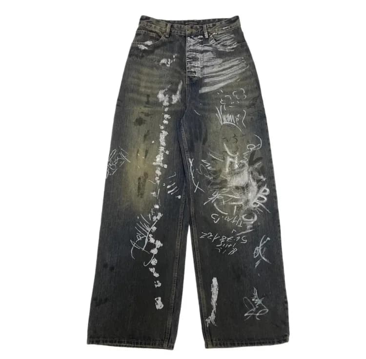 BLenciaga Graffiti Pants 2 Styles — Pants from Weidian