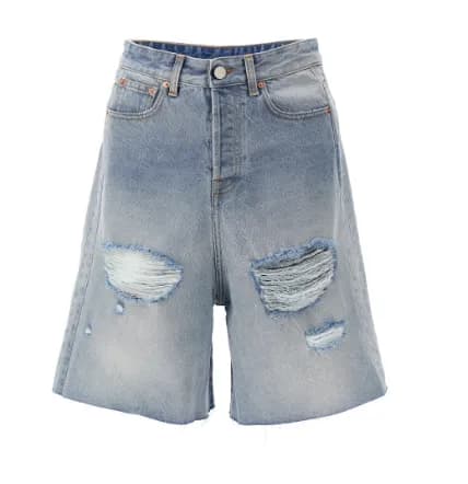 Vetements ripped jorts — Pants from Taobao