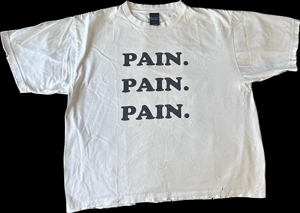 Number Nine Pain Tee 2 Styles — T-Shirts from Weidian