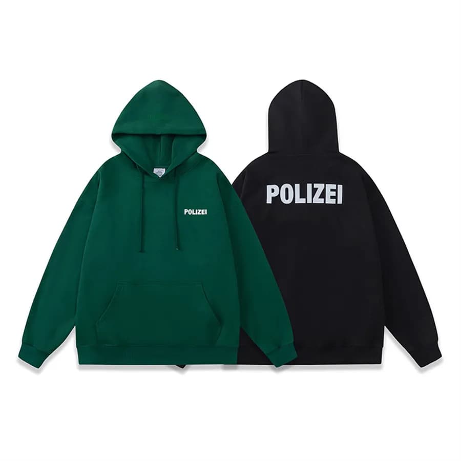 Vetements Polizei Hoodie 2 Styles — Hoodies from Weidian