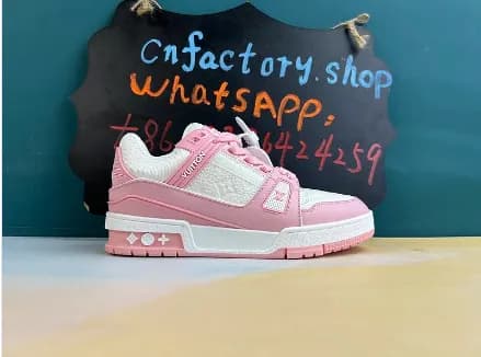 Lv Trainer Pink Rose — Shoes from Weidian, photo 2 of 2