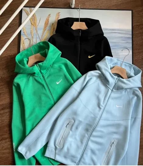 Nike x Nocta Tech Fleece Logo Silicone Print Sports Zip Hoodie — Hoodies from Weidian, photo 2 of 2