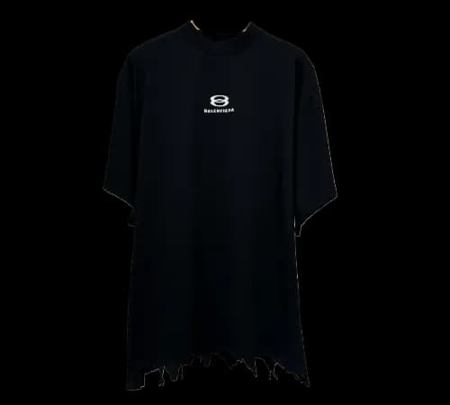 balenciaga ripped logo tee — T-Shirts from Weidian, photo 3 of 3