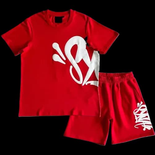 Syna World Tee and Shorts Set Red — T-Shirts from Weidian, photo 2 of 2