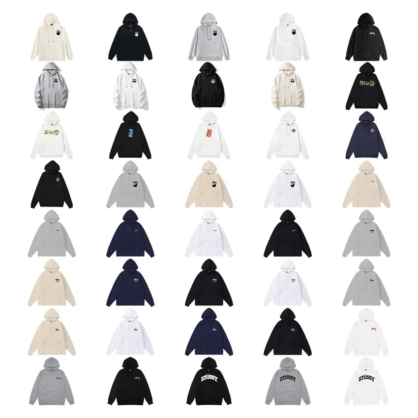 Stussy Hoodie Collection — hoodies from Weidian