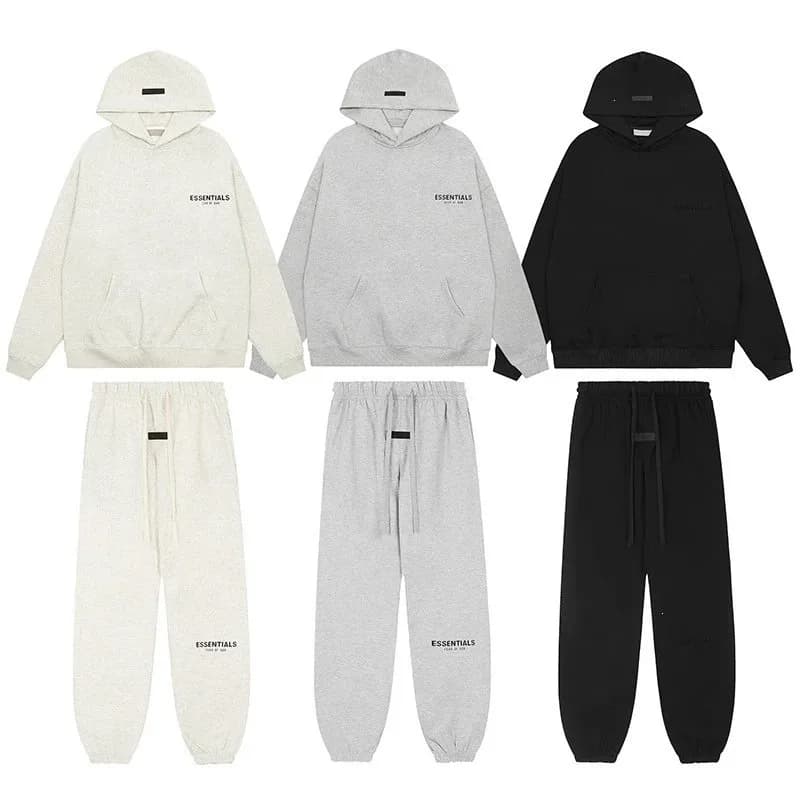 Fear of God Essentials Hoodie & Sweatpants Set — tracksuits from Weidian