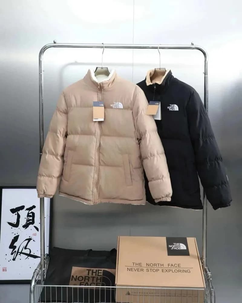 The North Face Style Sherpa Collar Puffer — clothing from Weidian