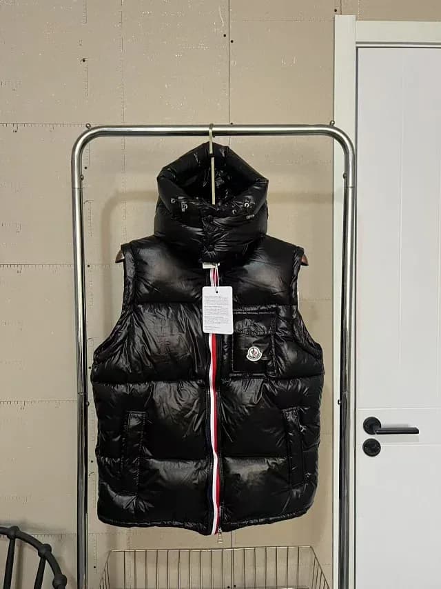 Moncler Style Glossy Down Vest — clothing from Weidian