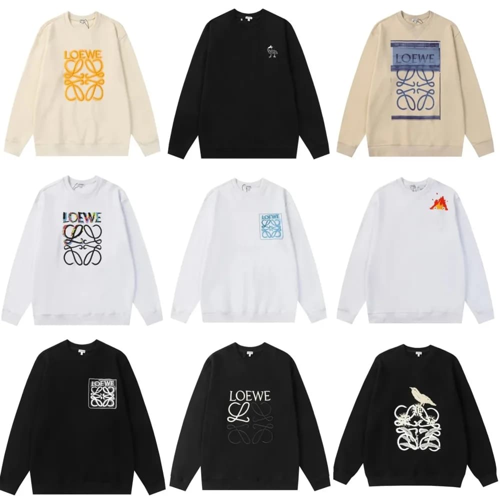 Loewe Style Anagram Sweatshirt — clothing from Weidian