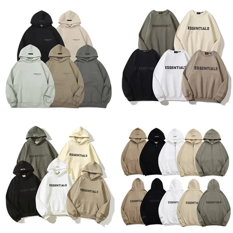 Essentials Style Fleece Hoodie — hoodies from Weidian