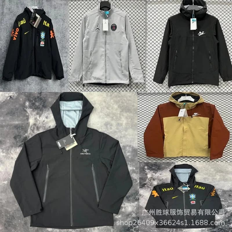 Football Club Style Windbreaker Collection — clothing from Weidian