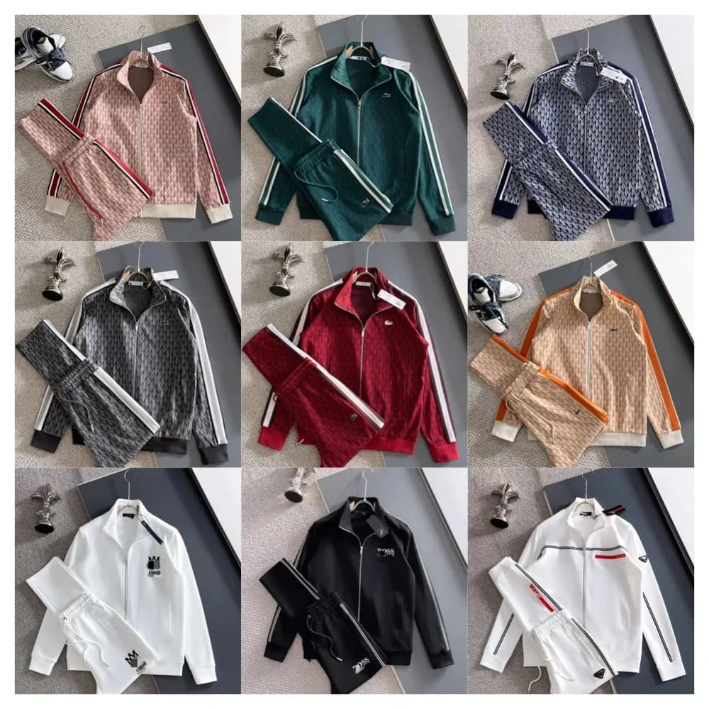 Designer Style Monogram Track Suit Collection — tracksuits from Weidian