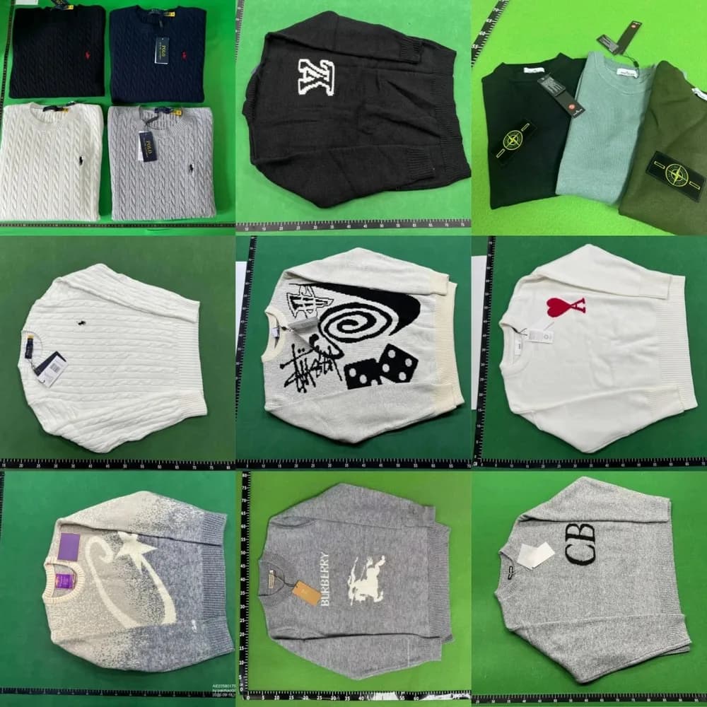 Designer Style Knit Sweater Collection — clothing from Weidian