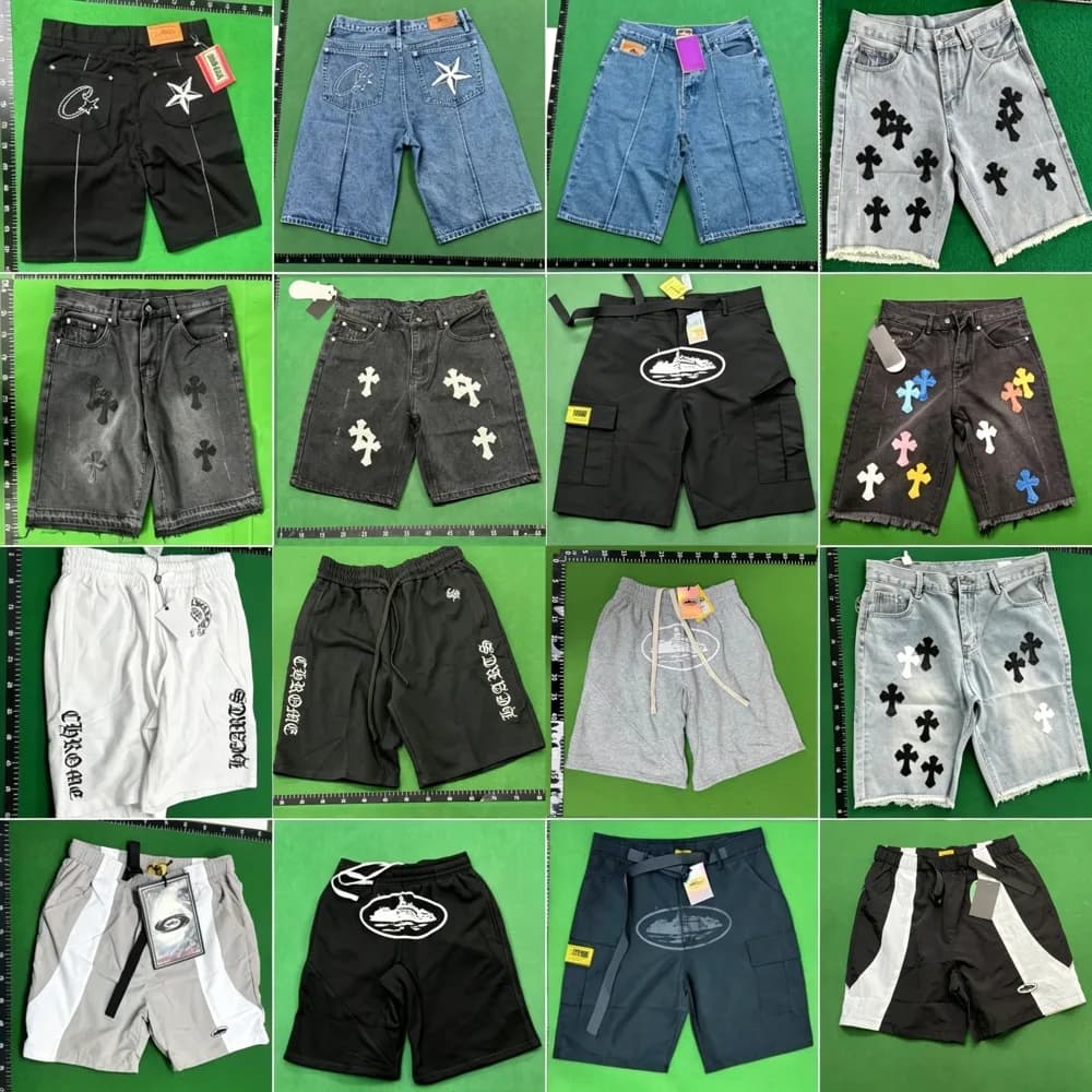 Chrome Hearts & Corteiz Style Shorts Collection — shorts from Weidian