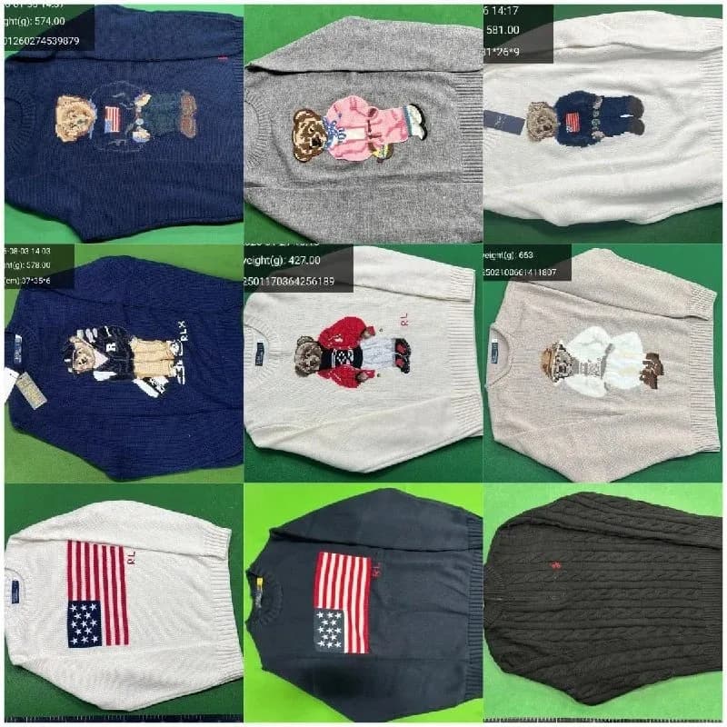 Polo Bear Style Cardigan & Sweater — clothing from Weidian