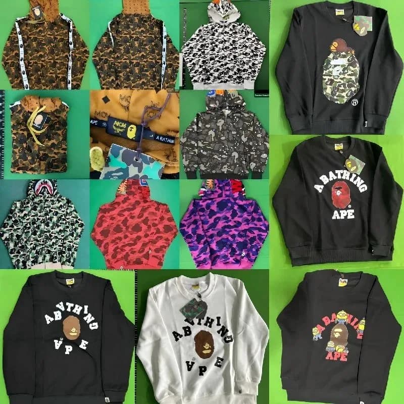 Bape Style Camo Hoodie & Sweatshirt Collection — hoodies from Weidian