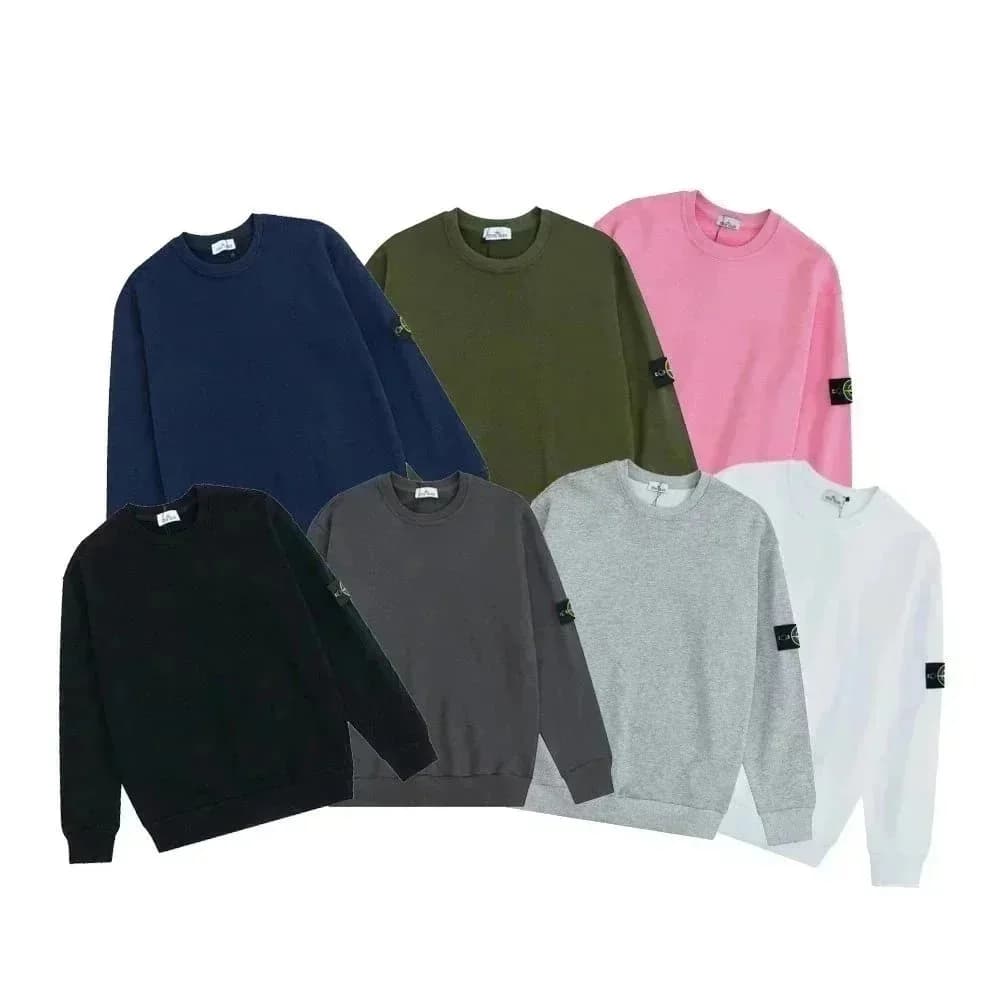 Stone Island Style Crewneck Sweatshirt — clothing from Weidian