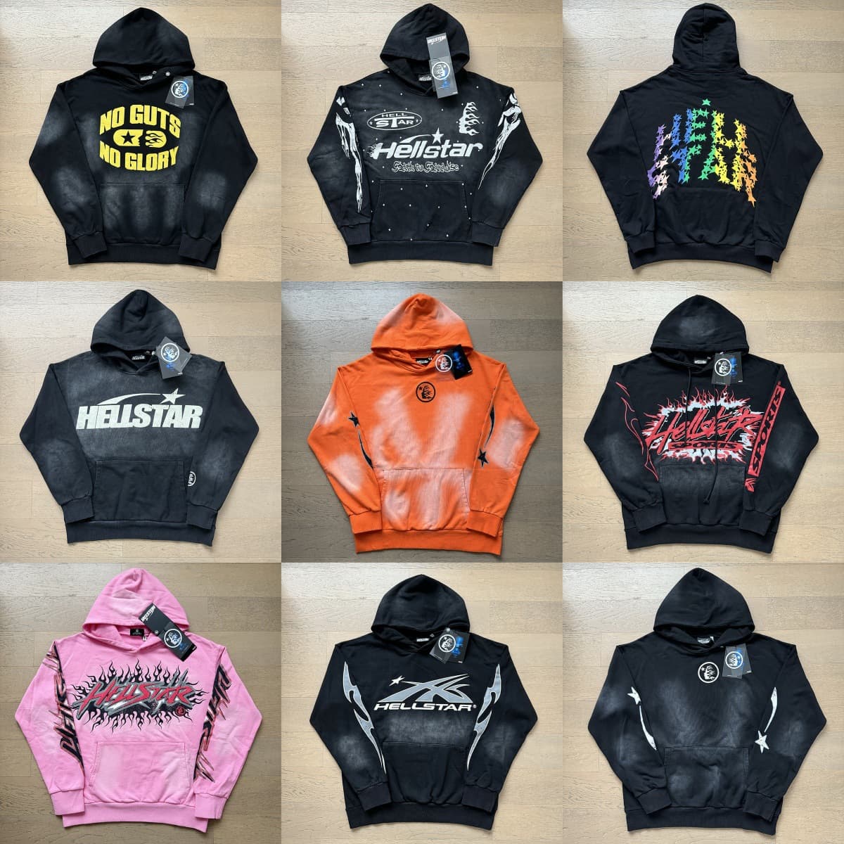 2024 autumn new European and American fashion brand washed old hoodies for men and women teenagers foreign trade couples sweatshirts from 1688
