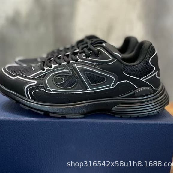 High quality men's breathable sneakers B30 series genuine leather casual sports shoes trendy men's shoes large size foreign trade 36 46 from 1688