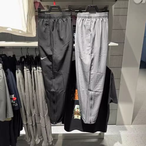 2024 summer new classic woven loose quick drying casual trousers with cuffs and cuffs men's sports pants FQ4781 from 1688