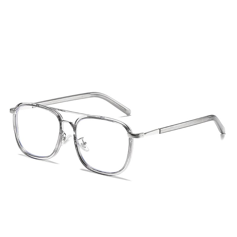 Pure titanium electroplating plate frame glasses Jay Chou big sword small face female eyebrow frame eyebrow wire frame fashion plain face from 1688