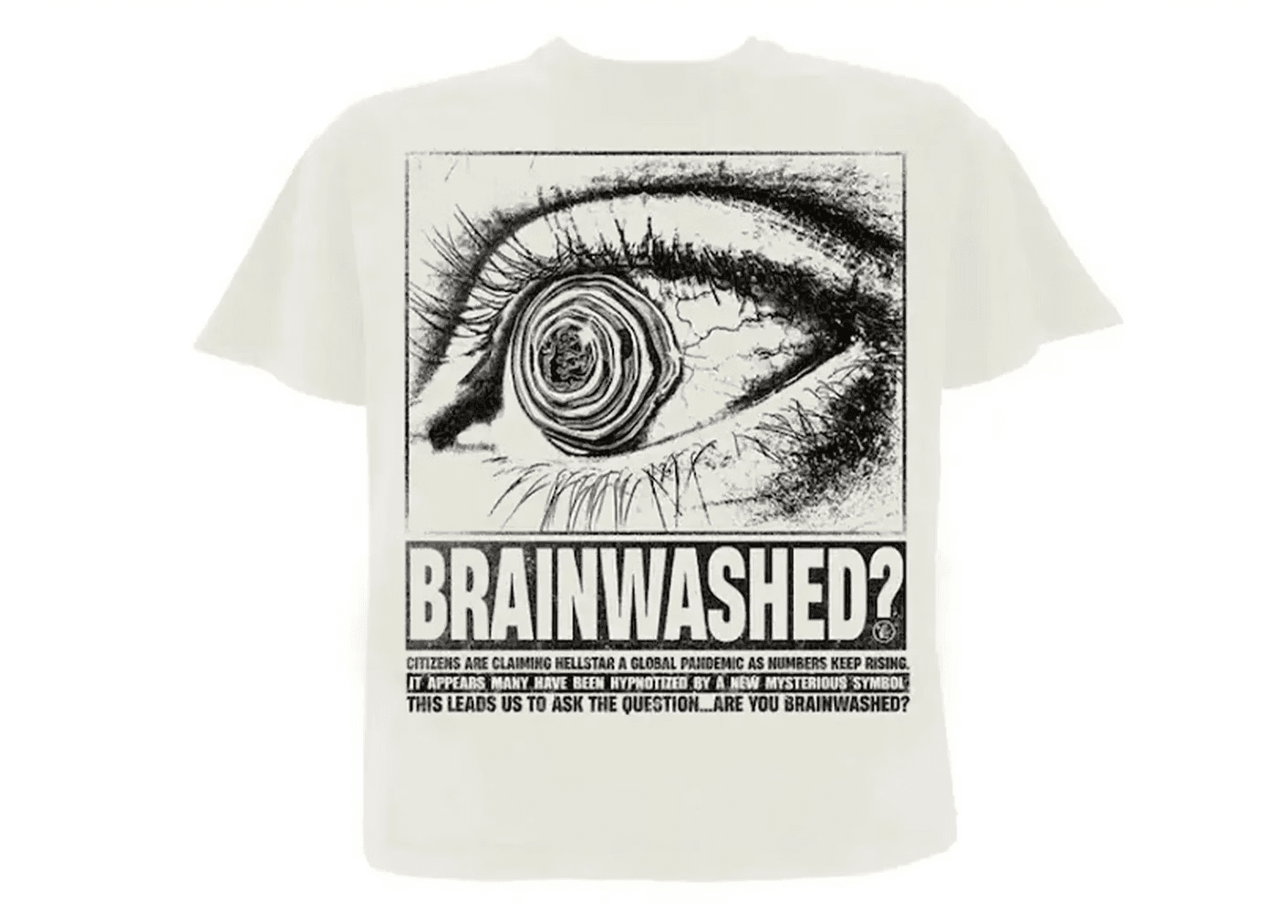 Hellstar Eyeball T Shirt White — T-Shirts from Taobao