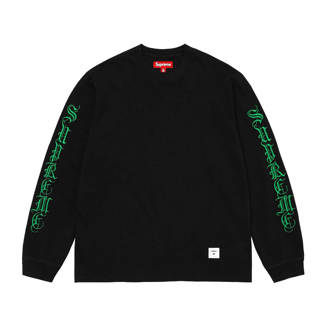 Supreme OLD ENGLISH — Hoodies from Taobao
