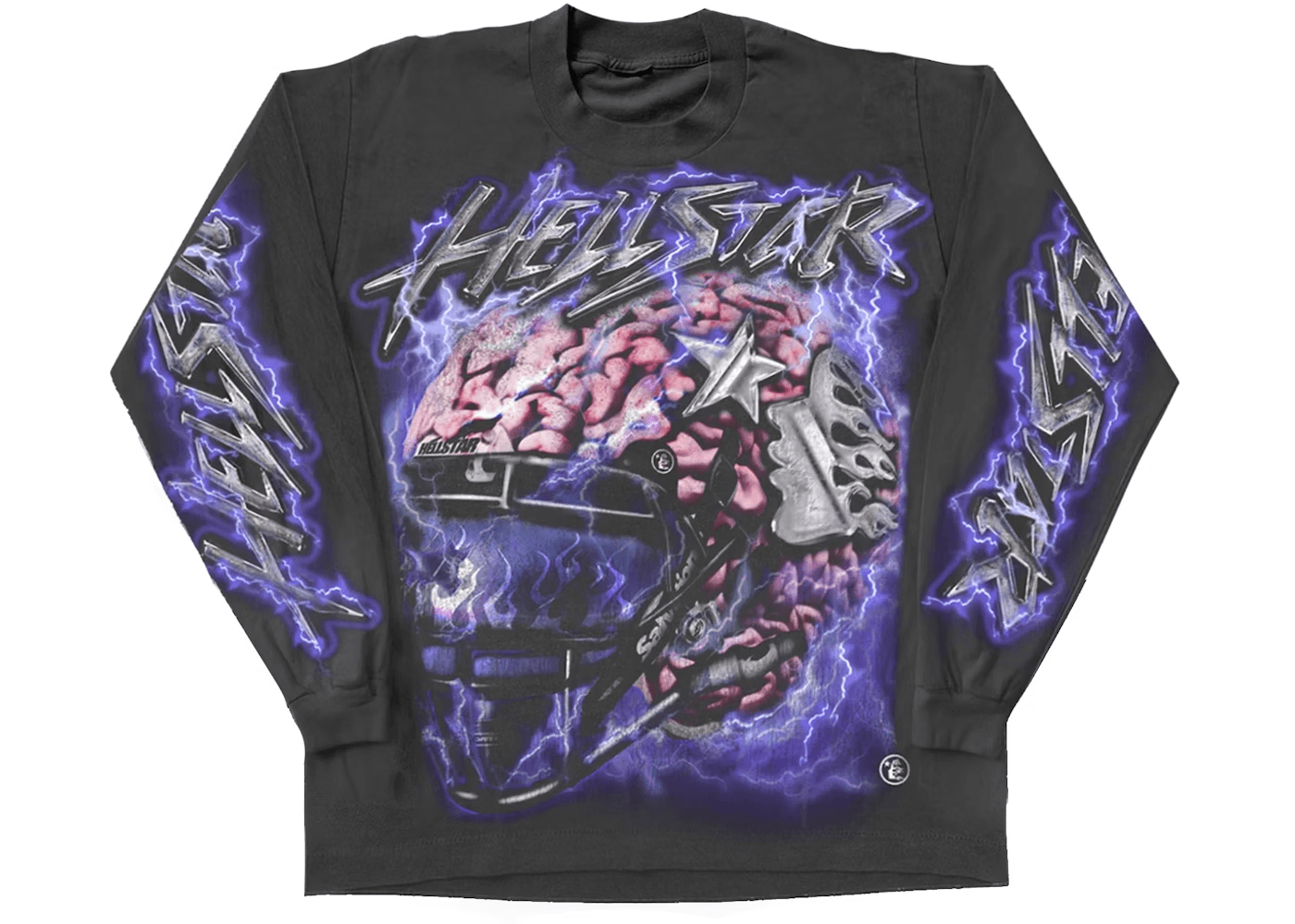 Hellstar Powered By The Star L/S Tee Black — T-Shirts from Taobao