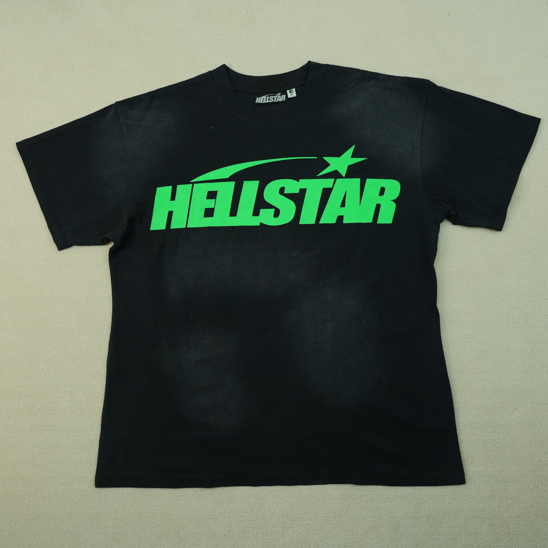Hellstar Classic Black/Green — T-Shirts from Taobao