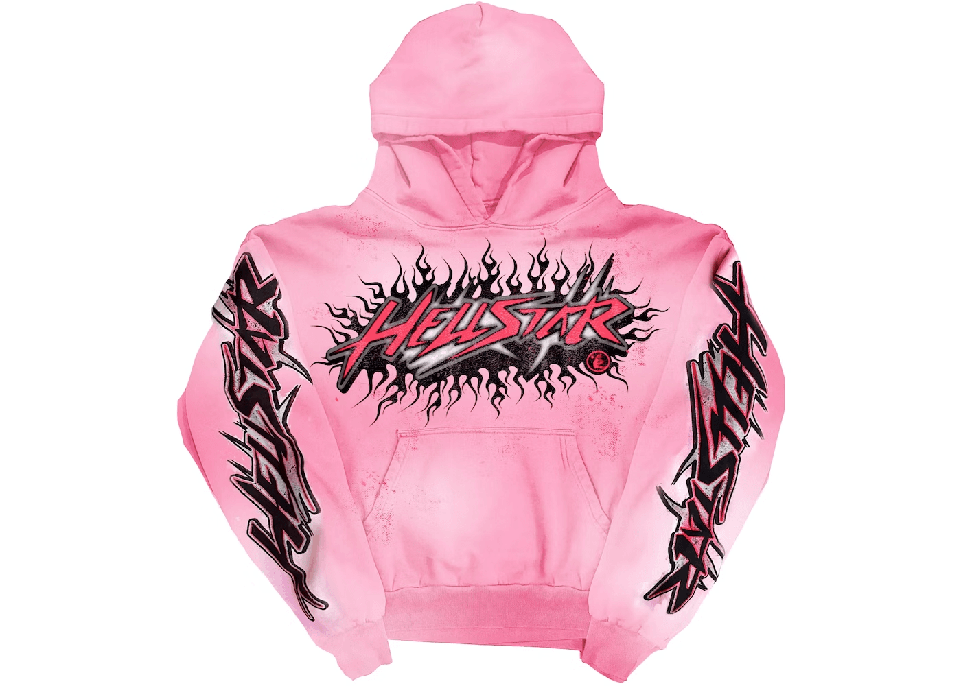 Hellstar Brainwashed Without Brain Hoodie Pink — Hoodies from Taobao