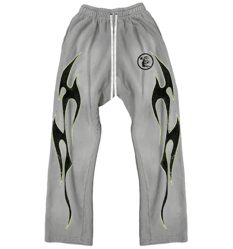 Hellstar Future Fames Grey/Green — Pants from Taobao